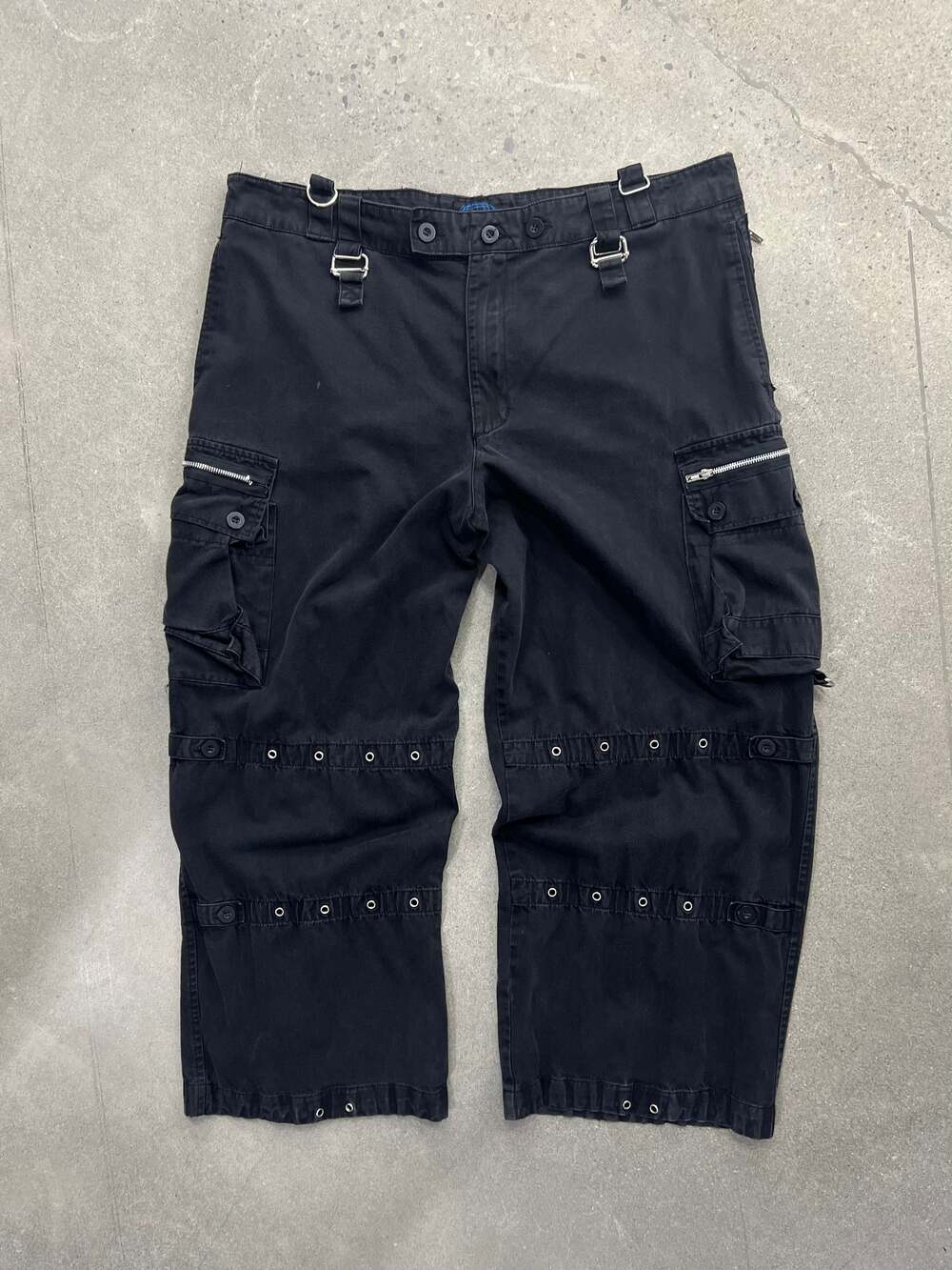 Vintage Y2K Tripp NYC Baggy Raver Cargo Pants - Size 40”